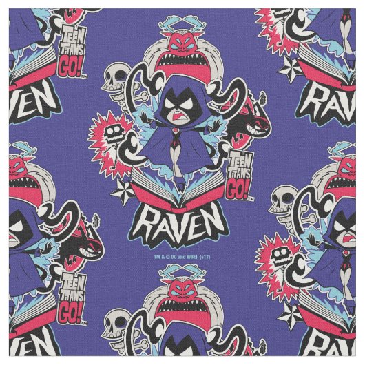 Teen Titans Go! | Raven Demonic Powers Graphic Stoff (Nahaufnahme)