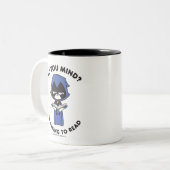 Teen Titans Go! | Raven "Ich versuche zu lesen" Zweifarbige Tasse (Vorderseite Links)