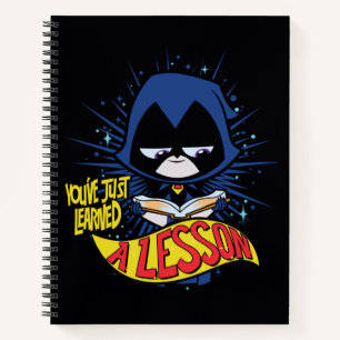 Teen Titans Go! Raven "Learned A Lesson" Notizbuch