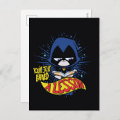 Teen Titans Go! | Raven "Learned A Lesson" Postkarte (Vorne/Hinten)