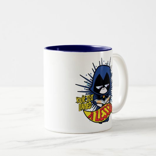 Teen Titans Go! | Raven "Learned A Lesson" Zweifarbige Tasse (VorderseiteRechts)