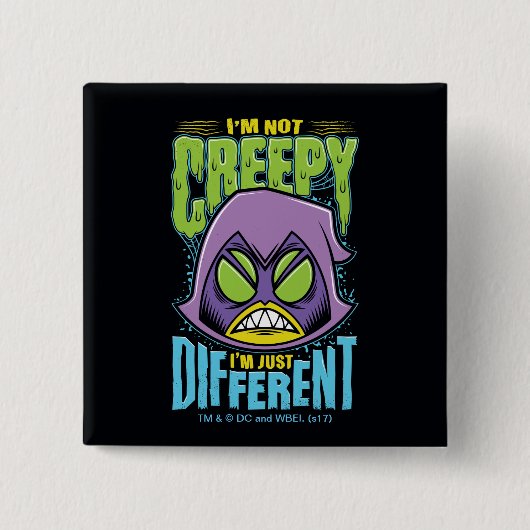 Teen Titans Go! | Raven "Nicht kreativ Ich bin and Button (Vorderseite)