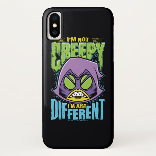 Teen Titans Go! | Raven "Nicht kreativ Ich bin and Case-Mate iPhone Hülle (Rückseite)