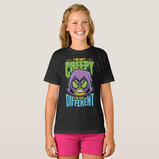 Teen Titans Go! | Raven "Nicht kreativ Ich bin and T-Shirt (Vorne ganz)