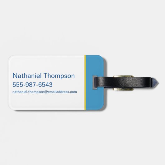 Teen Titans Go! Raven "Truth Justice Pizza" Gepäckanhänger (Rückseite horizontal)