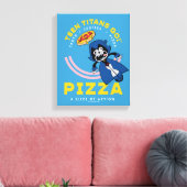 Teen Titans Go! Raven "Truth Justice Pizza" Leinwanddruck (Insitu (Wohnzimmer))