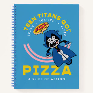Teen Titans Go! Raven "Truth Justice Pizza" Notizblock