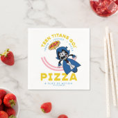 Teen Titans Go! Raven "Truth Justice Pizza" Serviette (Beispiel)