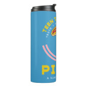 Teen Titans Go! Raven "Truth Justice Pizza" Thermosbecher (Nach links gedreht)