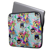Teen Titans Go! | Retro 90's Group Collage Laptopschutzhülle (Vorderseite Links)