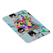 Teen Titans Go! | Retro 90's Group Collage Magnet (Rechte Seite)