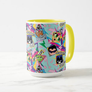 Teen Titans Go!   Retro 90's Group Collage Tasse