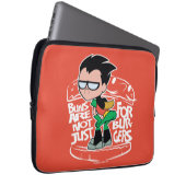 Teen Titans Go! | Robin Hintern Scooty Buns Laptopschutzhülle (Vorne Rechts)