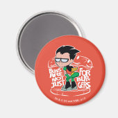 Teen Titans Go! | Robin Hintern Scooty Buns Magnet (Vorderseite/Rückseite)