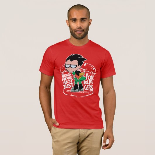 Teen Titans Go! | Robin Hintern Scooty Buns T-Shirt (Vorne ganz)