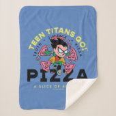 Teen Titans Go! Robin "Truth Justice Pizza" Sherpadecke (Vorderseite)