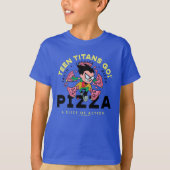 Teen Titans Go! Robin "Truth Justice Pizza" T-Shirt (Vorderseite)