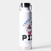 Teen Titans Go! Robin "Truth Justice Pizza" Trinkflasche (Vorne)