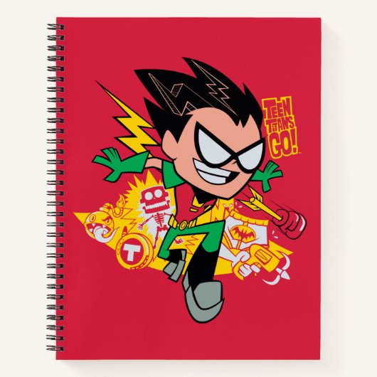 Teen Titans Go! | Robin's Arsenal Graphic Notizbuch (Vorderseite)