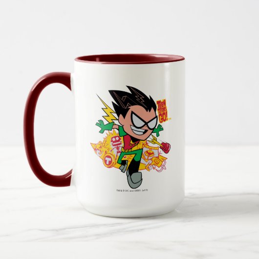 Teen Titans Go! | Robin's Arsenal Graphic Tasse (Links)