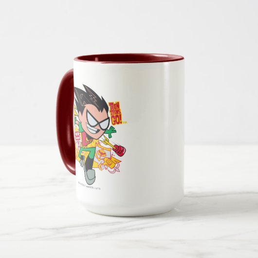Teen Titans Go! | Robin's Arsenal Graphic Tasse (Vorderseite Links)