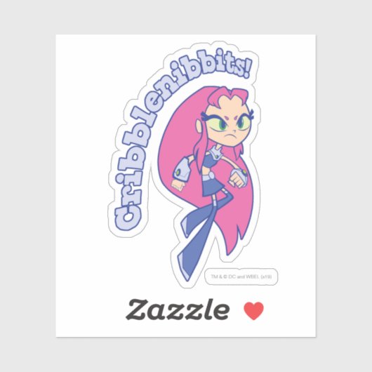 Teen Titans Go! | Starfire "Cribblenibbits" Aufkleber (Blatt)