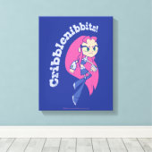 Teen Titans Go! | Starfire "Cribblenibbits" Leinwanddruck (Insitu (Holzboden))