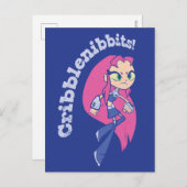 Teen Titans Go! | Starfire "Cribblenibbits" Postkarte (Vorne/Hinten)