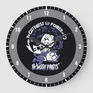 Teen Titans Go! Starfire & Mr. Sassy Pants Große Wanduhr