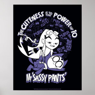 Teen Titans Go!   Starfire & Mr. Sassy Pants Poster