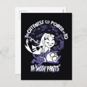 Teen Titans Go! | Starfire & Mr. Sassy Pants Postkarte (Vorne/Hinten)