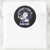 Teen Titans Go! | Starfire & Mr. Sassy Pants Runder Aufkleber (Tasche)