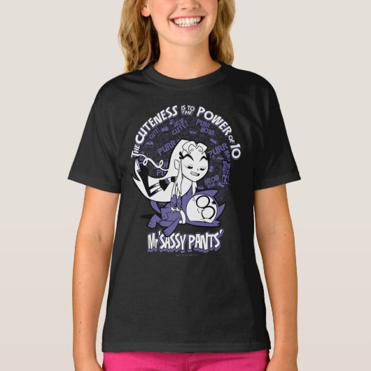 Teen Titans Go! | Starfire & Mr. Sassy Pants T-Shirt (Vorderseite)