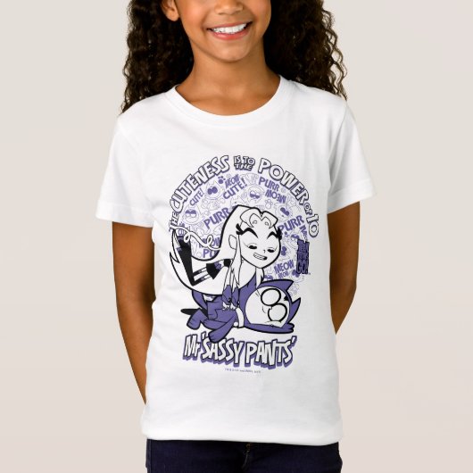 Teen Titans Go! | Starfire & Mr. Sassy Pants T-Shirt (Vorderseite)