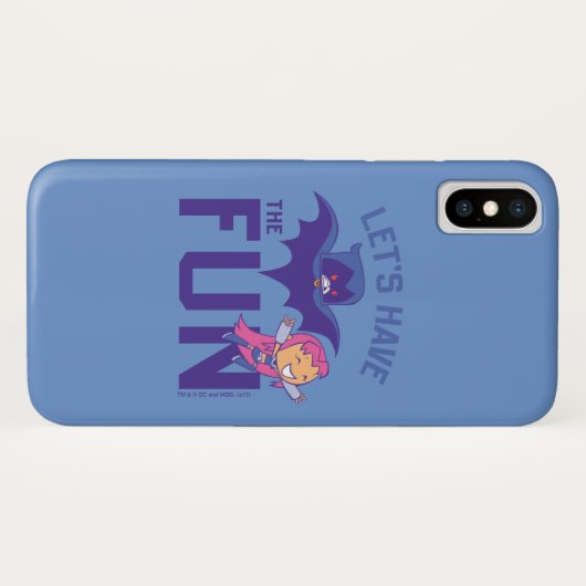 Teen Titans Go! | Starfire & Raven "Have the Fun" Case-Mate iPhone Hülle (Rückseite (Horizontal))
