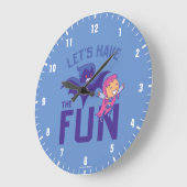 Teen Titans Go! | Starfire & Raven "Have the Fun" Große Wanduhr (Winkel)