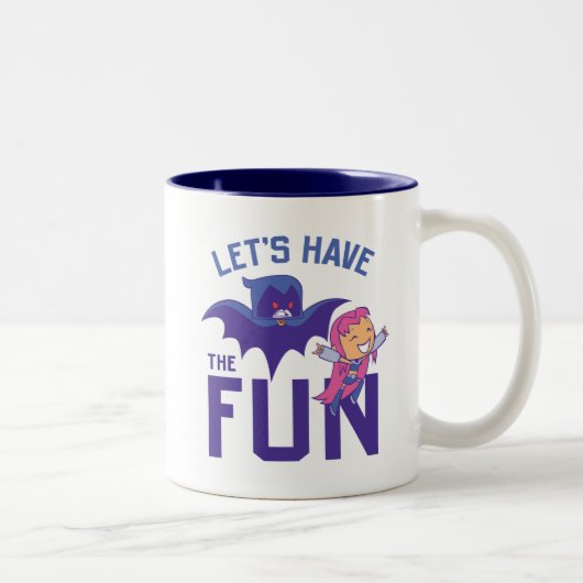 Teen Titans Go! | Starfire & Raven "Have the Fun" Zweifarbige Tasse (Rechts)