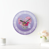 Teen Titans Go! | Starfire's Heart Punch Graphic Große Wanduhr (Zuhause)