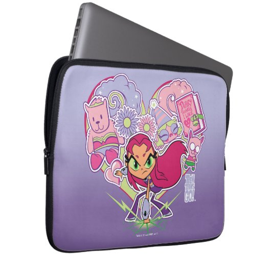 Teen Titans Go! | Starfire's Heart Punch Graphic Laptopschutzhülle (Vorne Rechts)