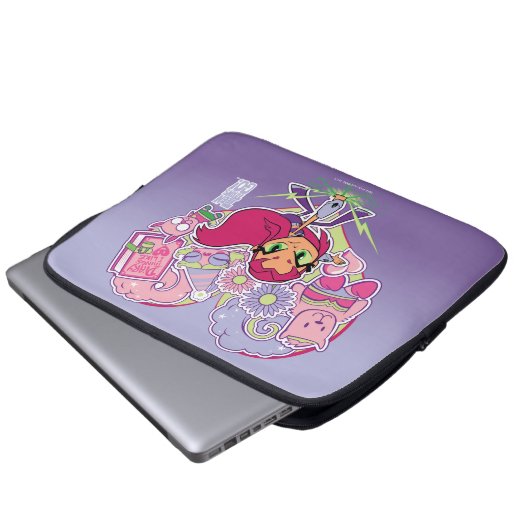 Teen Titans Go! | Starfire's Heart Punch Graphic Laptopschutzhülle (Vorne Knopf)