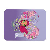 Teen Titans Go! | Starfire's Heart Punch Graphic Magnet (Horizontal)