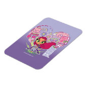 Teen Titans Go! | Starfire's Heart Punch Graphic Magnet (Linke Seite)