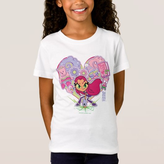 Teen Titans Go! | Starfire's Heart Punch Graphic T-Shirt (Vorderseite)