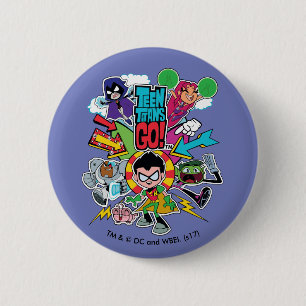 Teen Titans Go!   Team Arrow Graphic Button