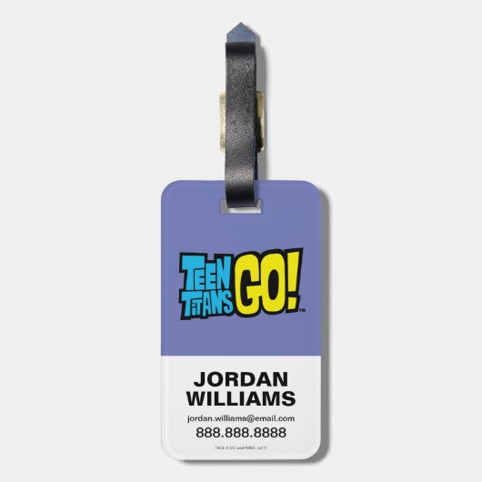 Teen Titans Go! | Team Arrow Graphic Gepäckanhänger (Rückseite vertikal)