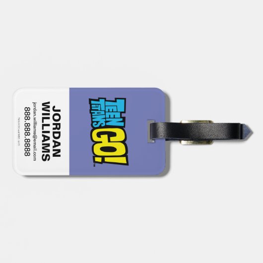 Teen Titans Go! | Team Arrow Graphic Gepäckanhänger (Rückseite horizontal)