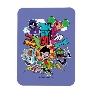 Teen Titans Go!   Team Arrow Graphic Magnet