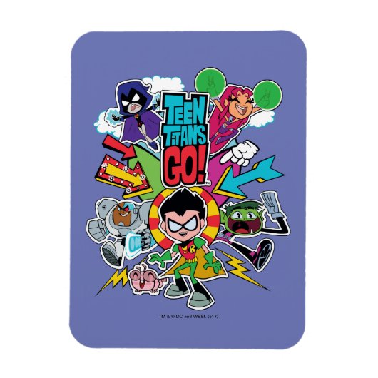 Teen Titans Go! | Team Arrow Graphic Magnet (Vertikal)