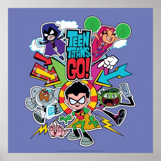 Teen Titans Go! | Team Arrow Graphic Poster (Vorne)