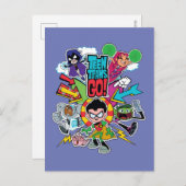 Teen Titans Go! | Team Arrow Graphic Postkarte (Vorne/Hinten)